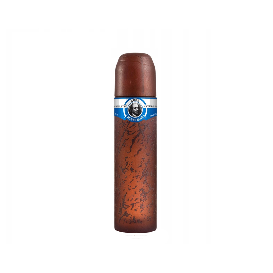 CUBA SILVER BLUE EDT M 100ML - Imagen 2